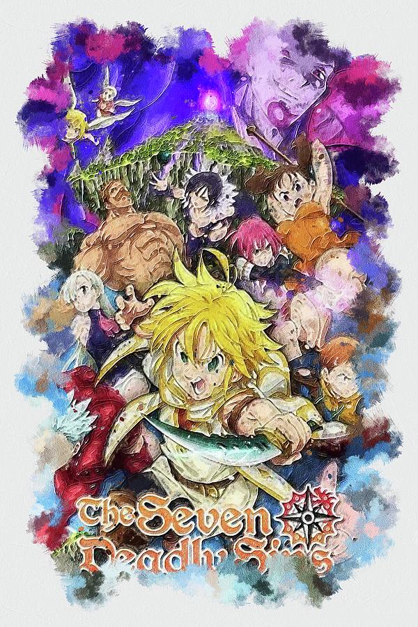 Movie The Seven Deadly Sins The Movie Prisoners Of The Sky Digital Art ...