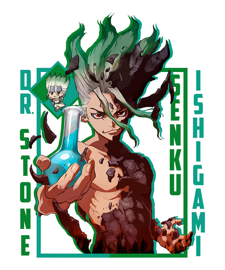 Movies senku ishigami Yuzuriha Mens Best Digital Art by Gleam Shinny ...