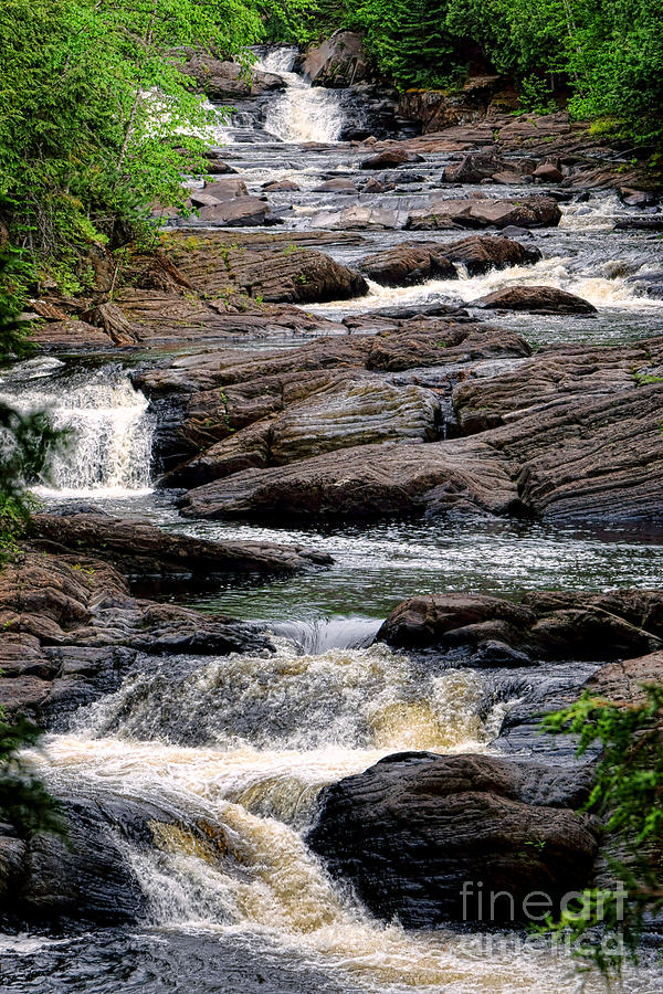 Moxie Falls Rapids Photograph by Olivier Le Queinec