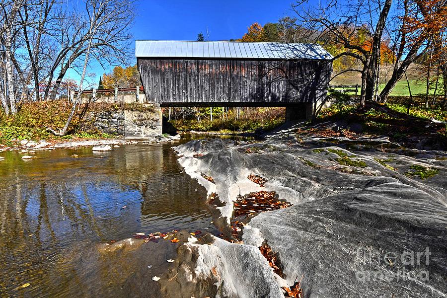Moxley Covered Bridge  Photograph by Steve Brown