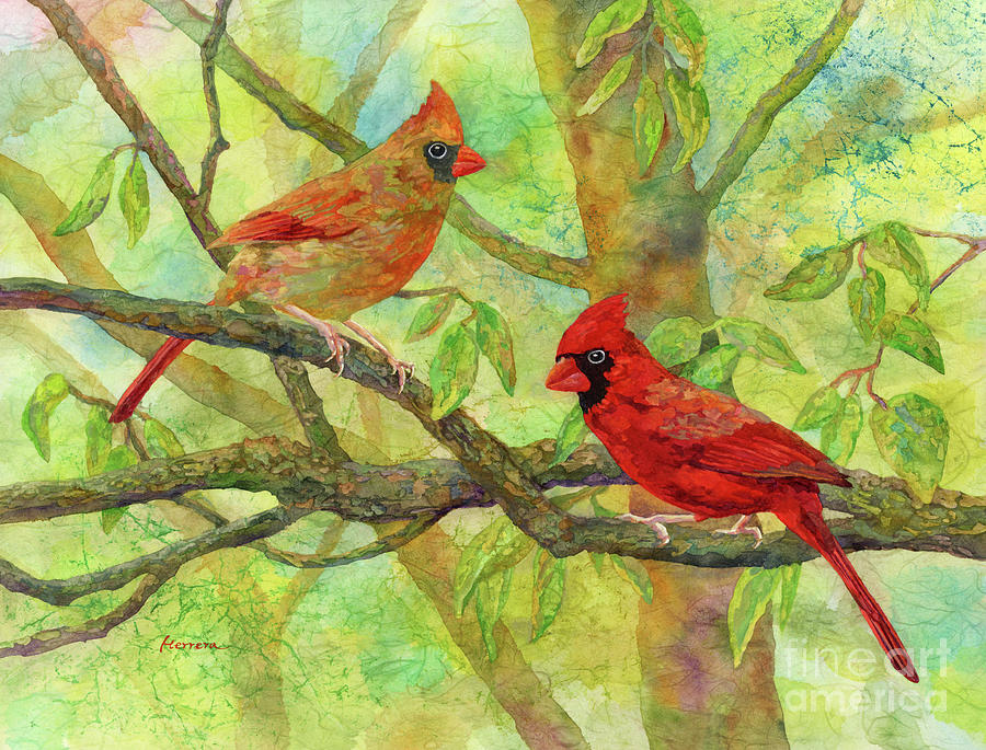 Mr. And Mrs. Cardinal Painting