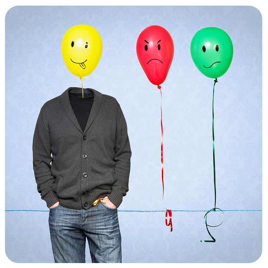 Mr Balloonski and his moods Photograph by © Michel Waltrowski