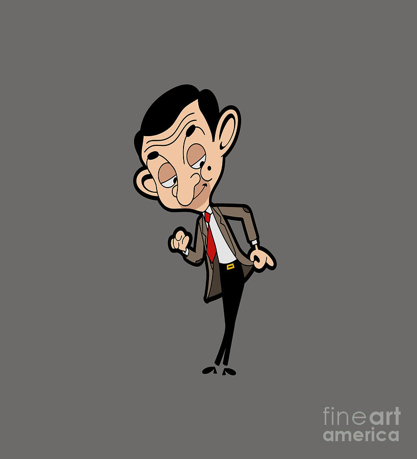 Mr Bean Cartoon Digital Art by Bung Atik - Fine Art America