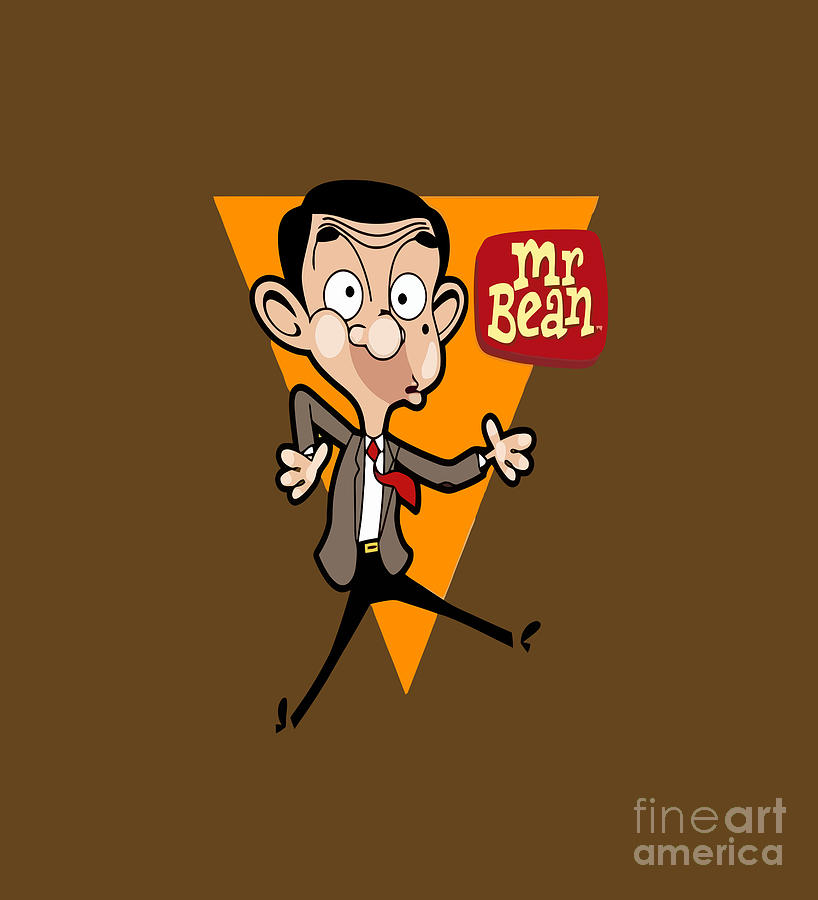 Mr Bean Cartoon Digital Art by Tita Diana - Pixels