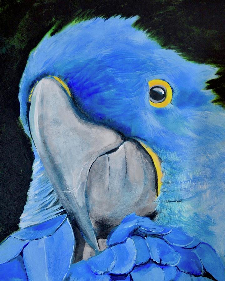 Mr Blue Painting by Walt Maes