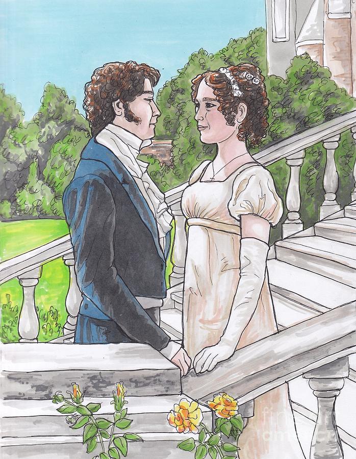 elizabeth bennet and mr darcy drawings