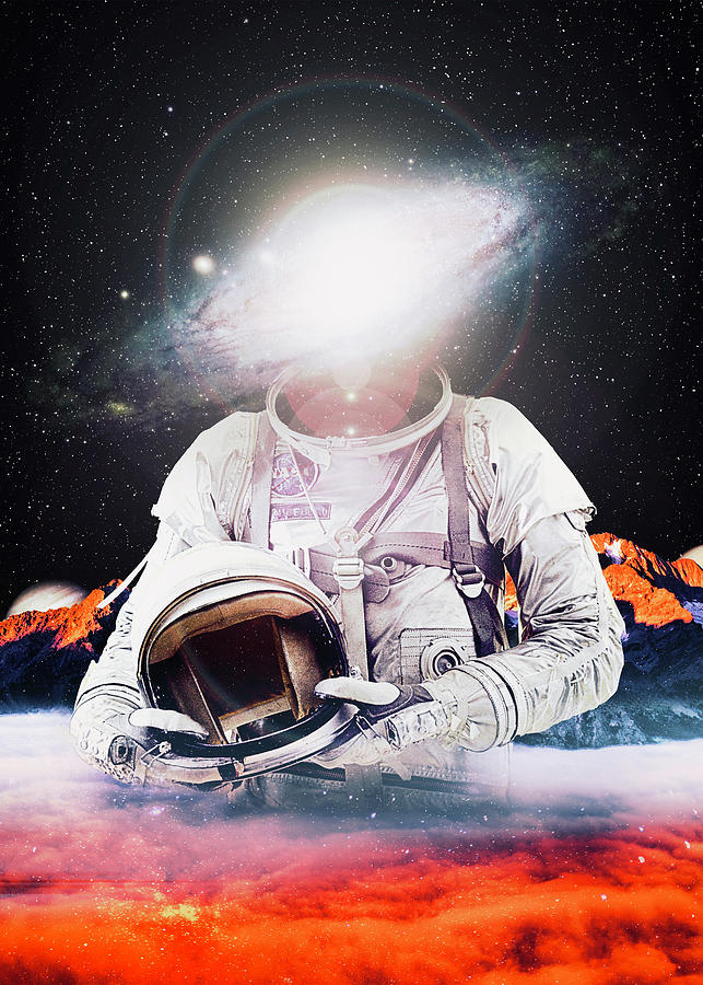 Nicebleed космонавт. Мистер Галактика. Mister Galactic. Digital Art Space.