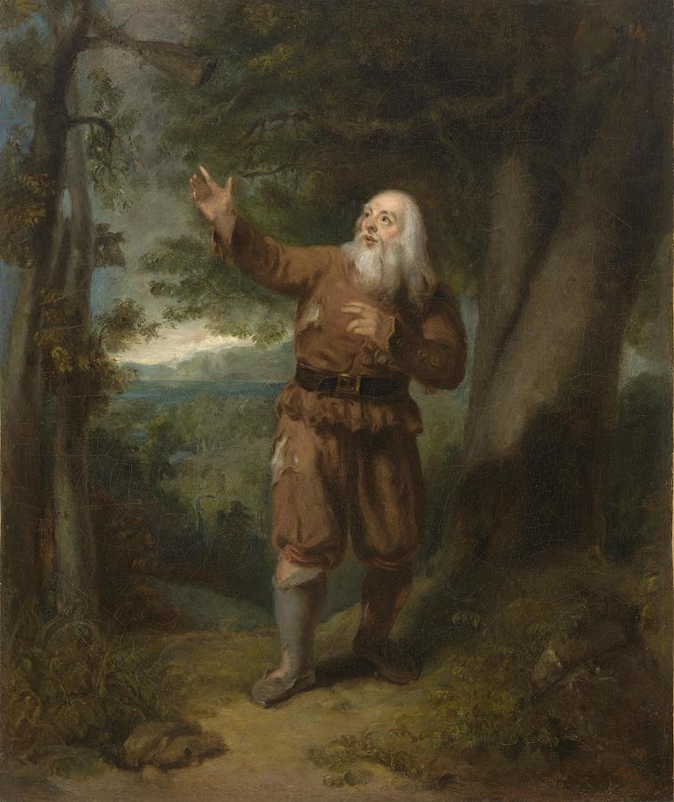 Mr Hackett in the Character of Rip Van Winkle Painting by Henry Inman ...