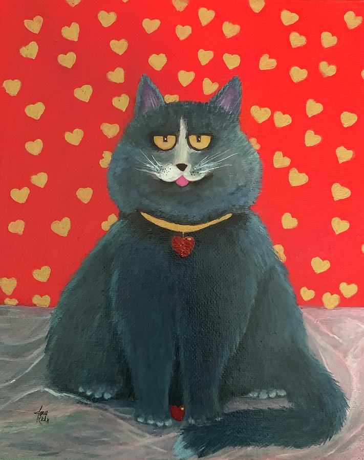 Mr. Lovey Painting by Jane Ricker