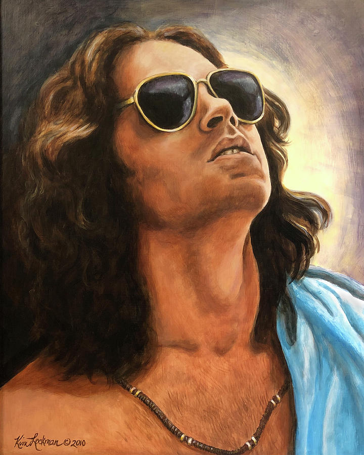 Jim Morrison Painting - Mr Mojo Risin by Kim Lockman