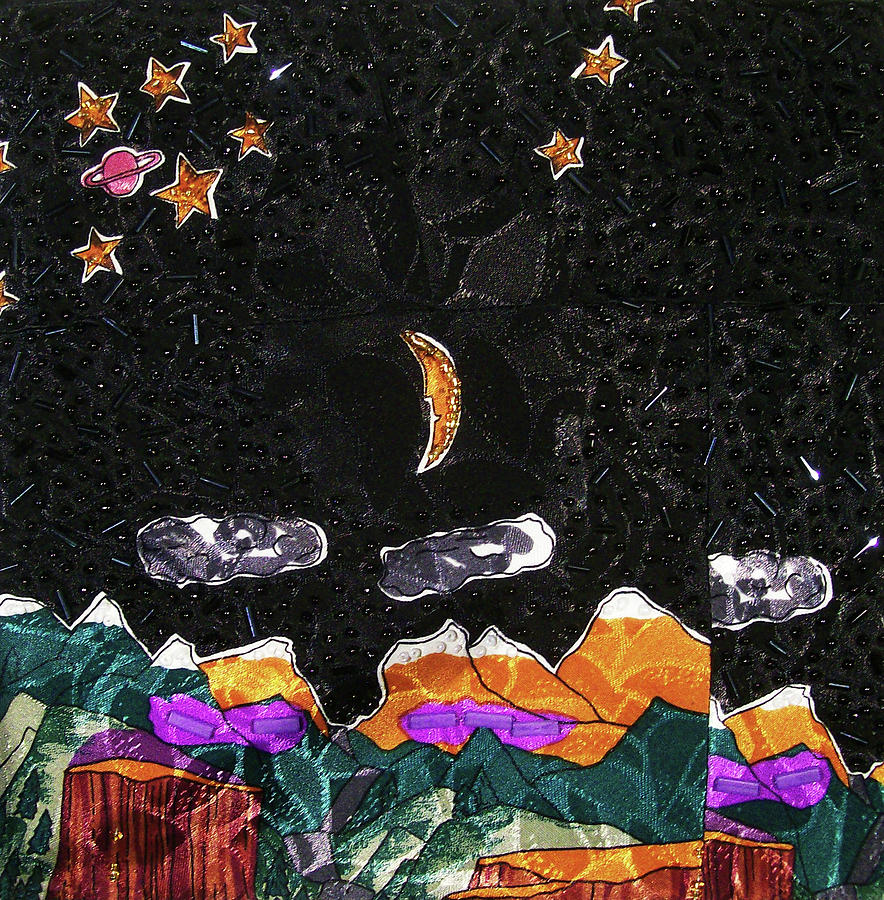 Mr. Moonlight Tapestry - Textile by Pam Geisel