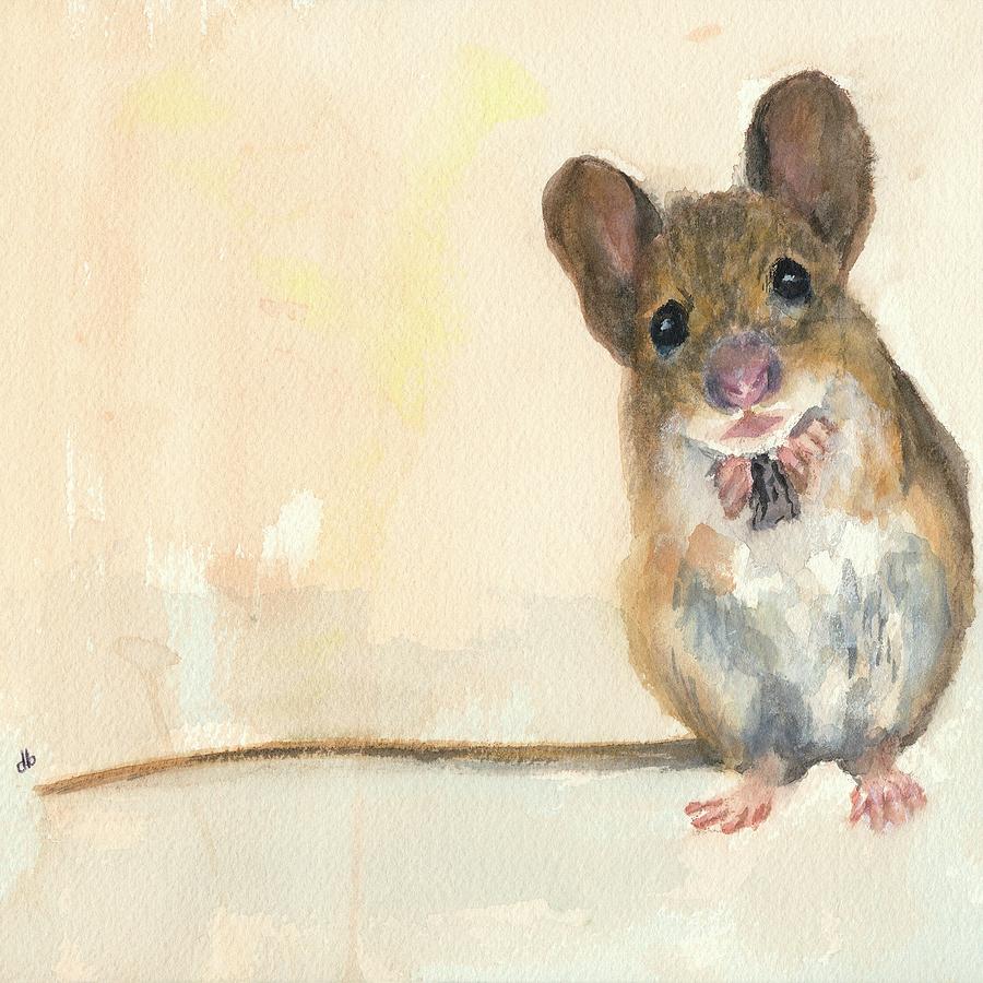 Mr Mouse Painting by Deborah Butts