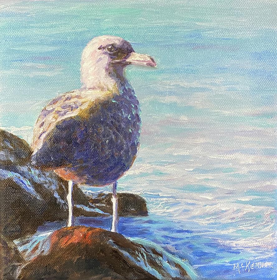 Mr. Seagull Painting by Judith McKenna - Fine Art America