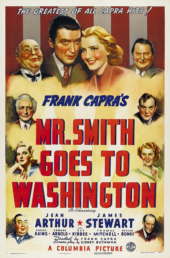 Mr. Smith Goes to Washington, 1939 Mixed Media by Movie World Posters