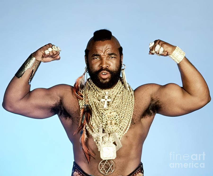 Cool Painting - Mr T Muscles by Roberts Mason