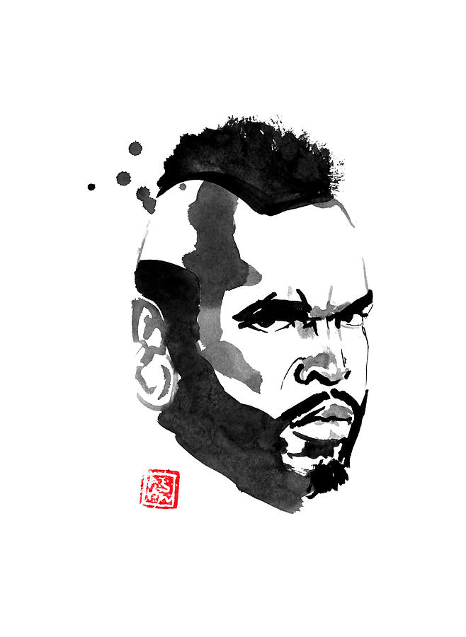 Mr T Drawing by Pechane Sumie | Fine Art America