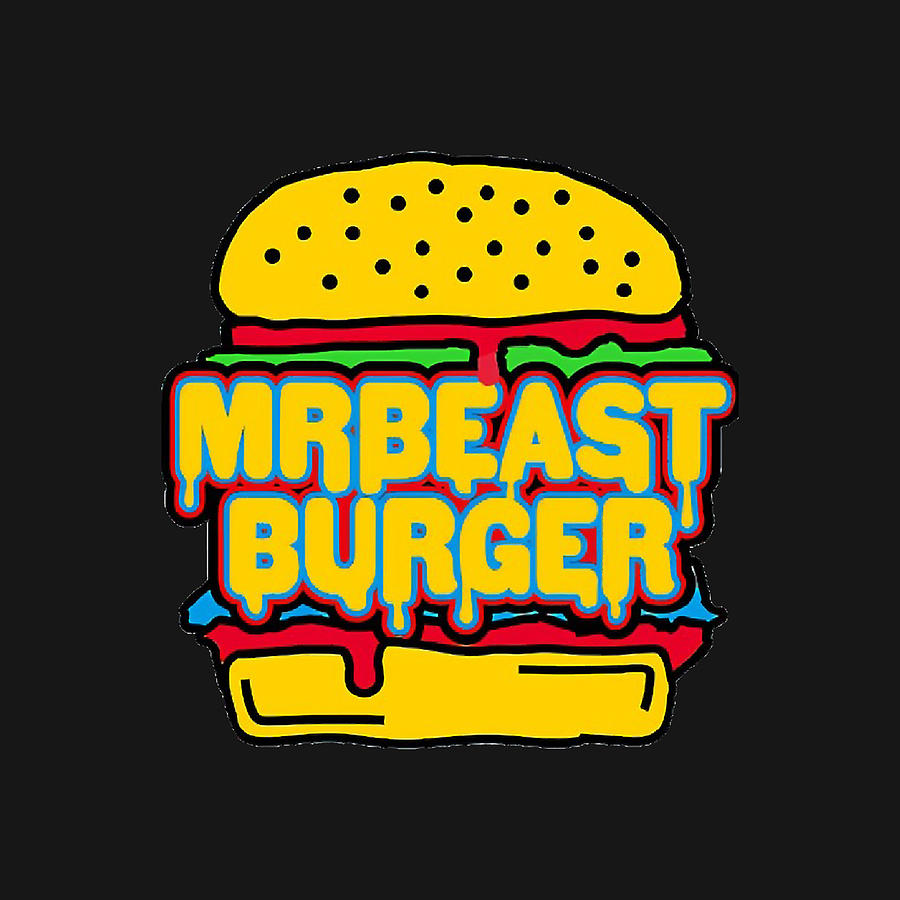 MrBeast Burger Sticker Painting by MrBeast Burger Sticker | Pixels