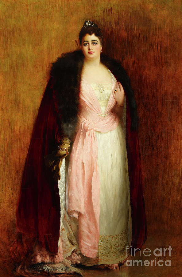 Mrs Ada Lewis-Hill  Painting by Henry Jones Thaddeus