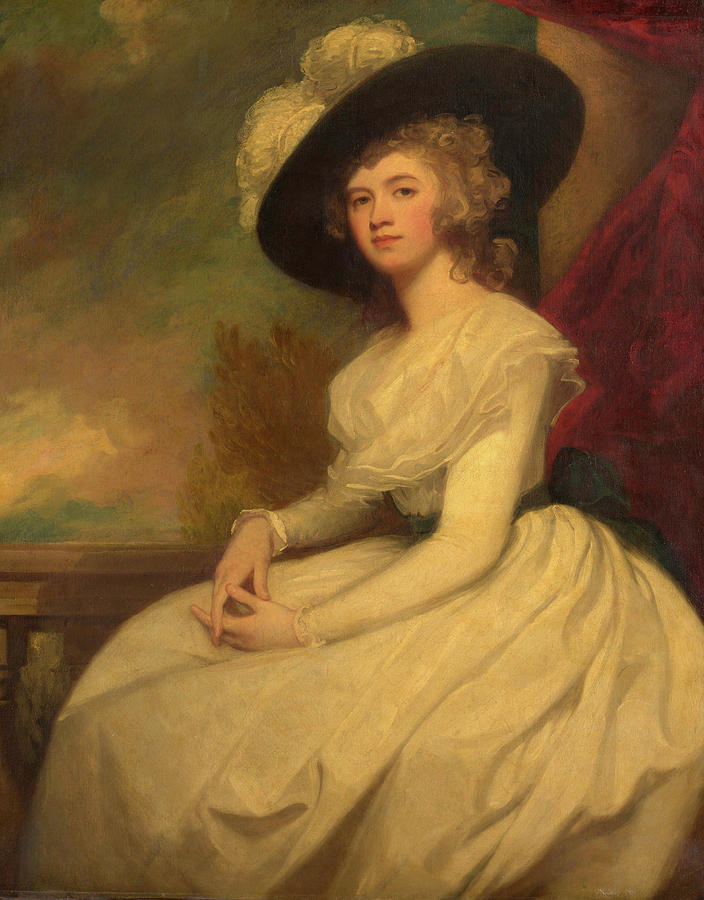 Mrs Bryan Cooke Frances Puleston Painting by George Romney - Fine Art ...