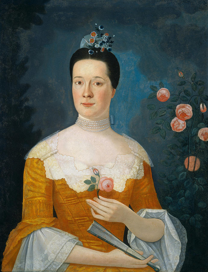Mrs  John Lothrop Painting by John Durand