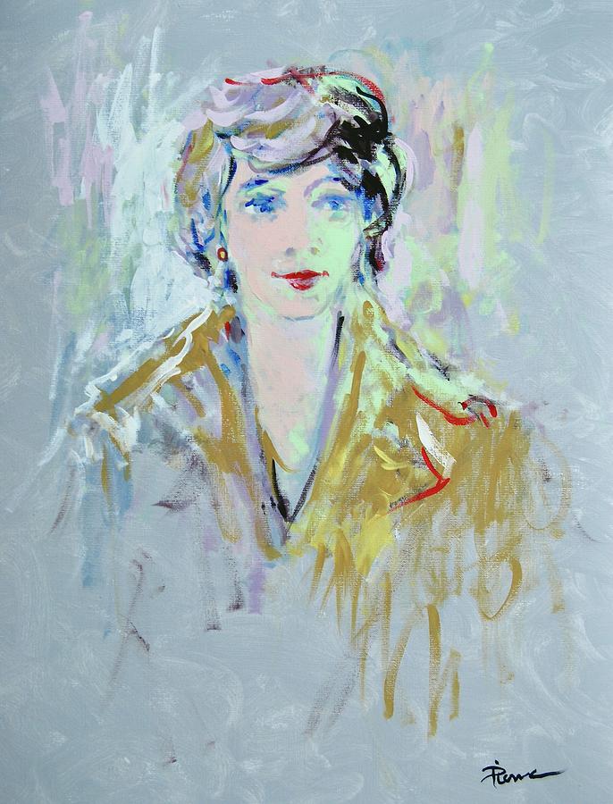 Mrs. Louise Lefevre. nr.2  Painting by Pierre Dijk