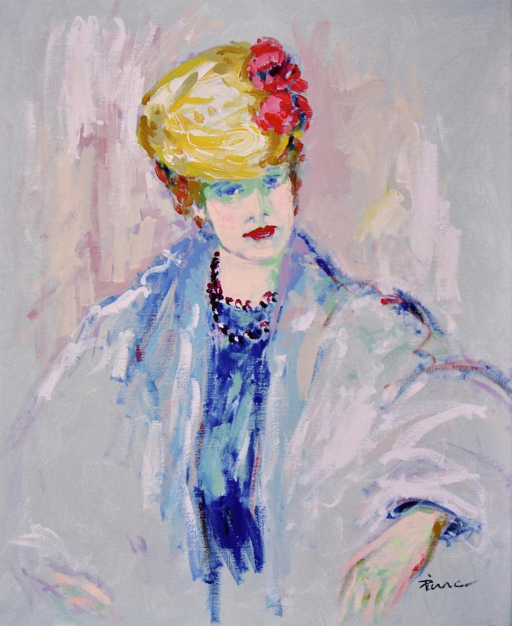 Mrs Louise Lefevre Painting by Pierre Dijk