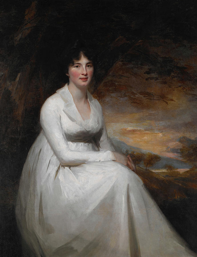 Mrs. Macdowall, circa 1800 Painting by Henry Raeburn