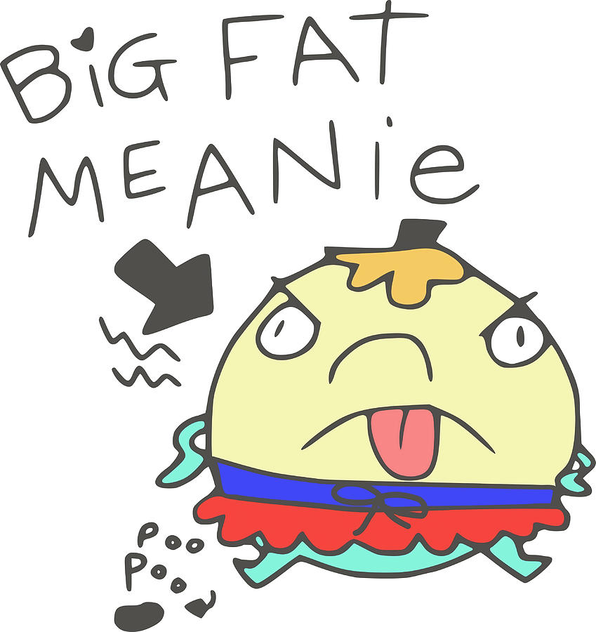 Mrs Puff from Spongebob Big Fat Meanie Poster Painting by Alan Maria ...