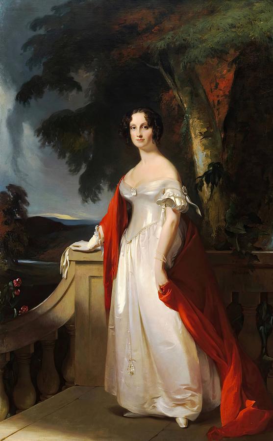 Historical Figures Painting - Mrs. Reverdy Johnson by Thomas Sully