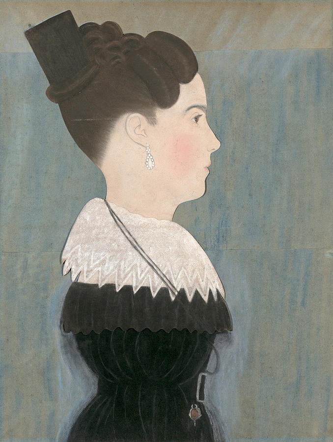 Mrs. William Waters Drawing by Ruth Henshaw Bascom