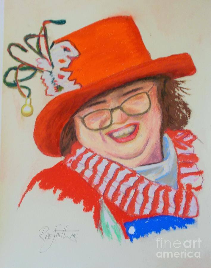 Mrs.Clause Pastel by Rae  Smith PAC