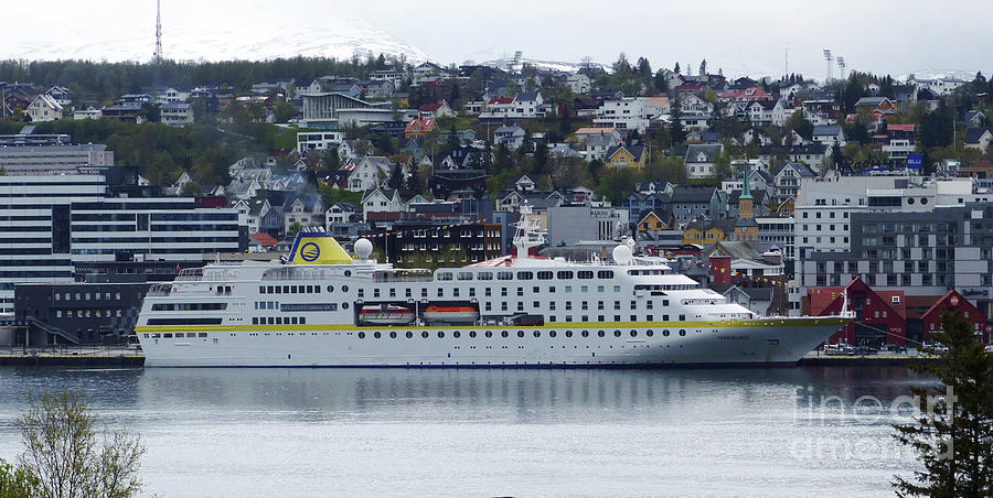 MS Hamburg at Tromso, Norway Photograph by Phil Banks