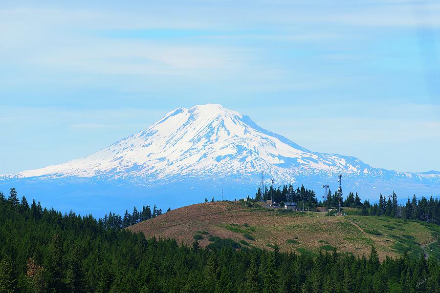 Mt Adams From Hood River Mountain Photograph by David Barker - Fine Art ...