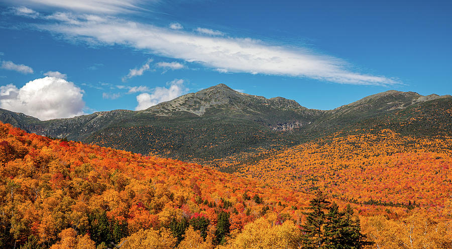 Mt. Adams In Autumn New Hampshire Photograph by Dan Sproul