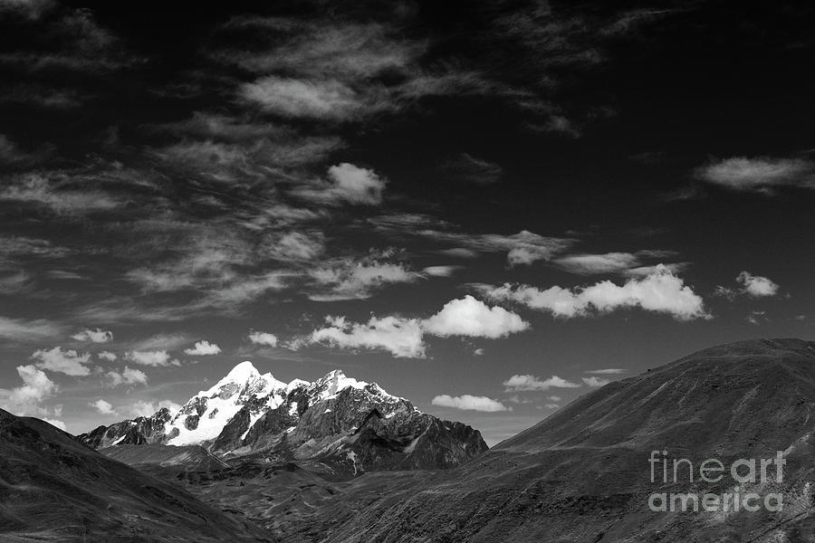 Mt Alcamarinayoc Cordillera Vilcanota Peru Photograph by James Brunker