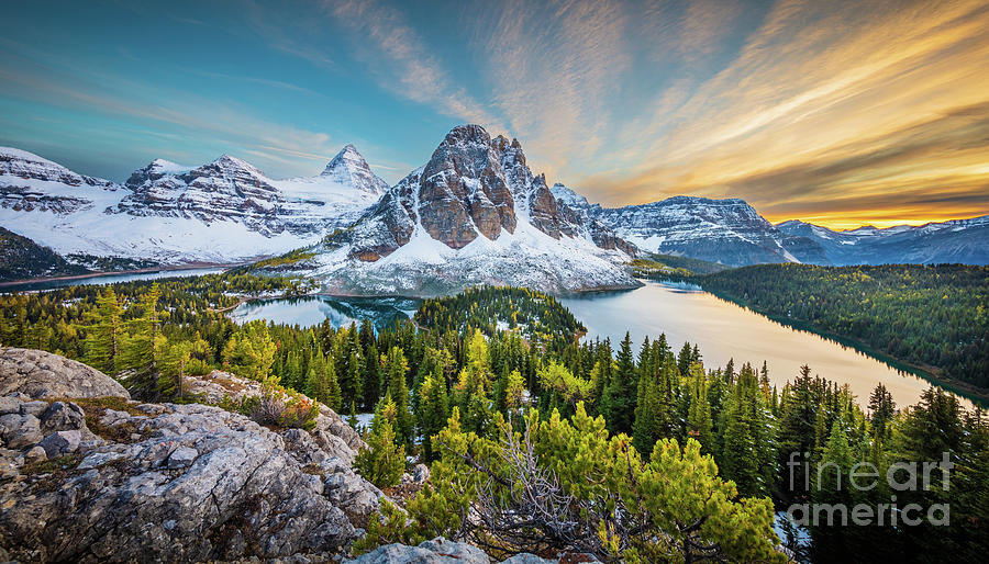 Mt Assiniboine Panorama Photograph by Inge Johnsson