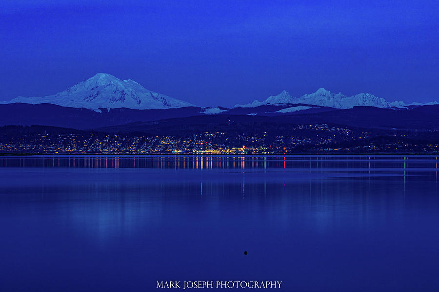 Mt. Baker Blue Hour Photograph by Mark Joseph