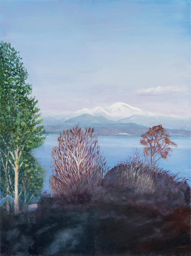 Mt. Baker, WA Painting by Nadine Button