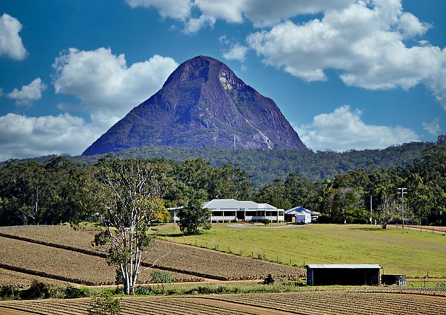 Mt Beerwah Photograph by Kerry LeBoutillier