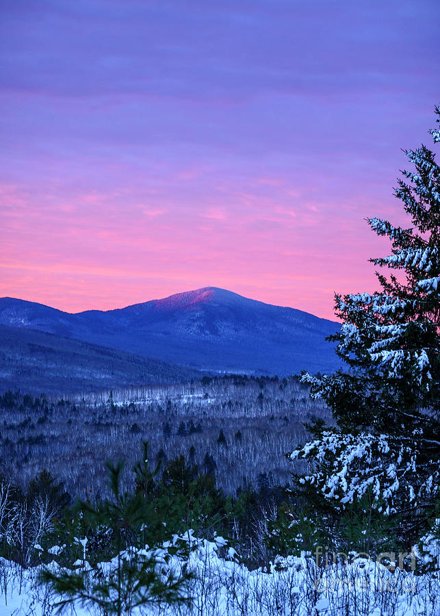 Mt. Blue Pink Sky Photograph by Alana Ranney - Pixels