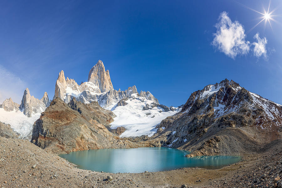 Mt Fitz Roy in Los Glaciares National Park, Patagonia, Argentina Photograph by DieterMeyrl