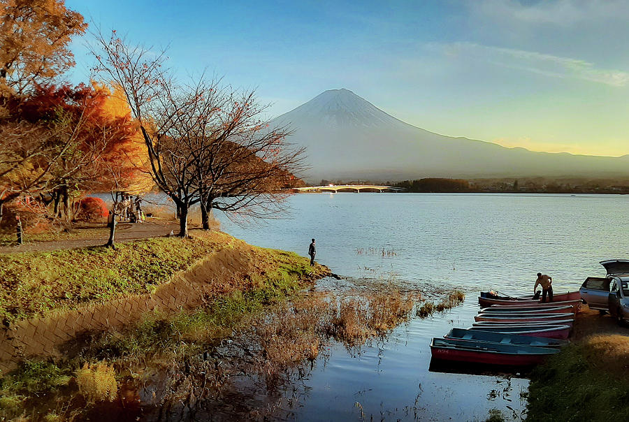 Mt. Fuji - Kawaguchiko Lake Photograph by Ky Nesas - Pixels