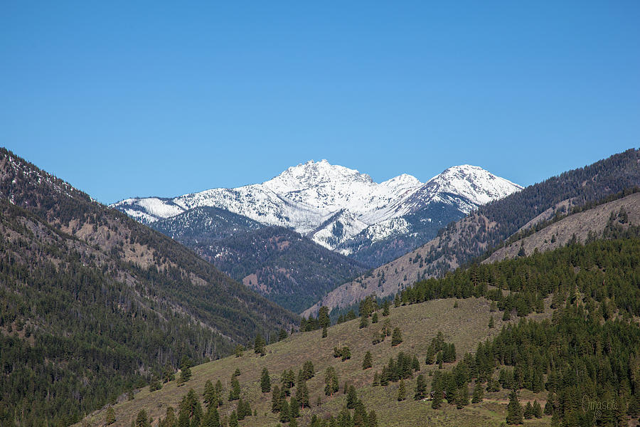Mt Gardner From Sun Mountain Lodge In Winthrop By Omashte Photograph