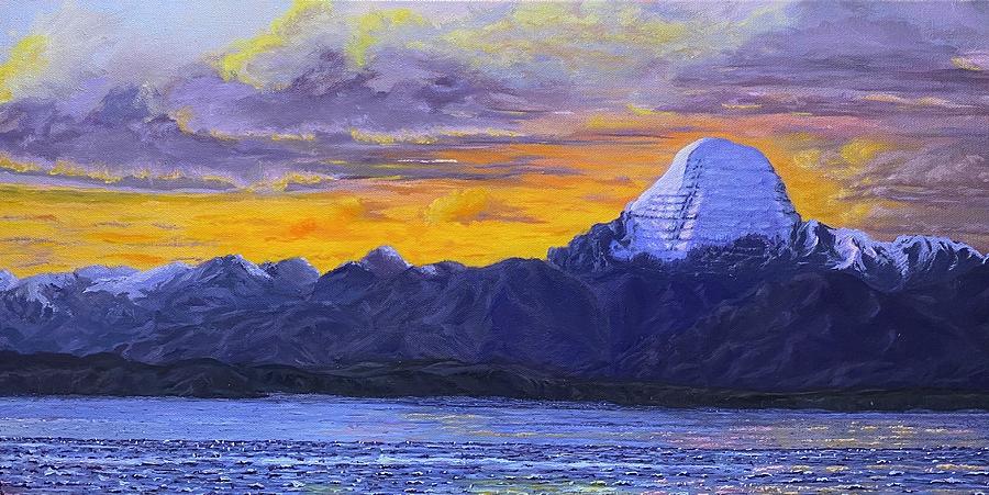 Mt. Kailash Painting by Bhrugen B