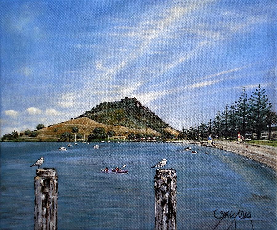 Mt M Pilot Bay 090909 Painting by Sylvia Kula