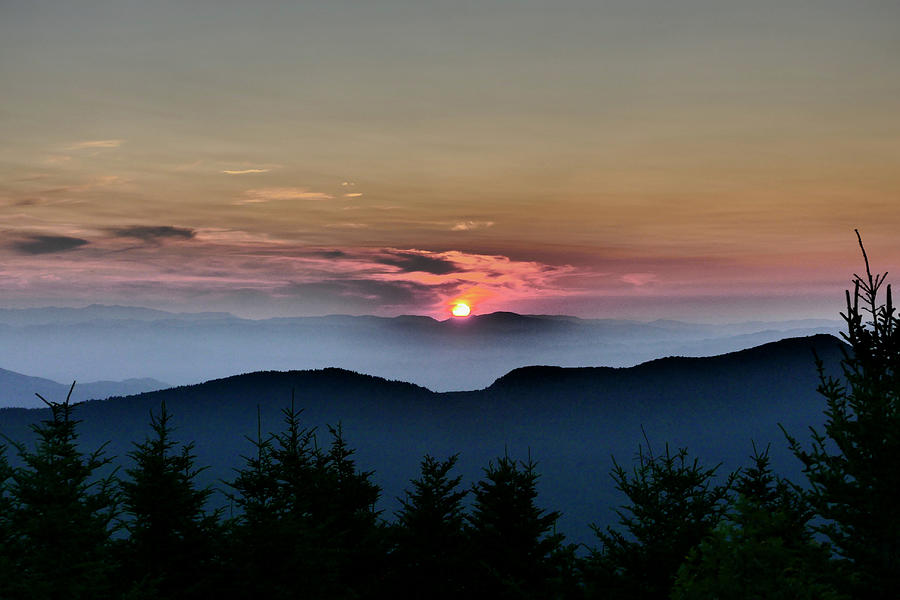 Mt. Mitchell Sunset Photograph by Cynthia Keenan - Fine Art America