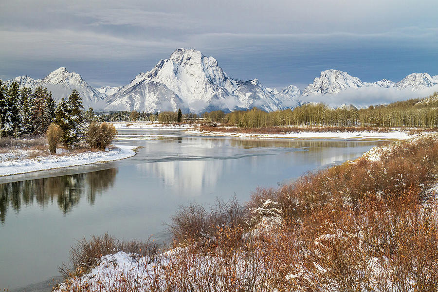 Mt Moran and Oxbow Bend Photograph by Pierre Leclerc Photography