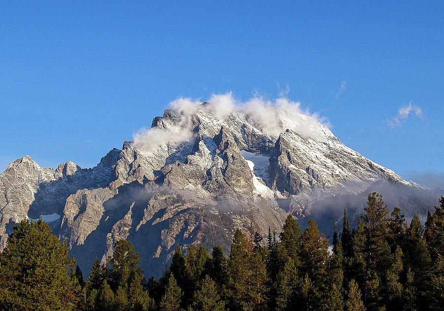 Mt. Moran Soaring.... Photograph by David Choate