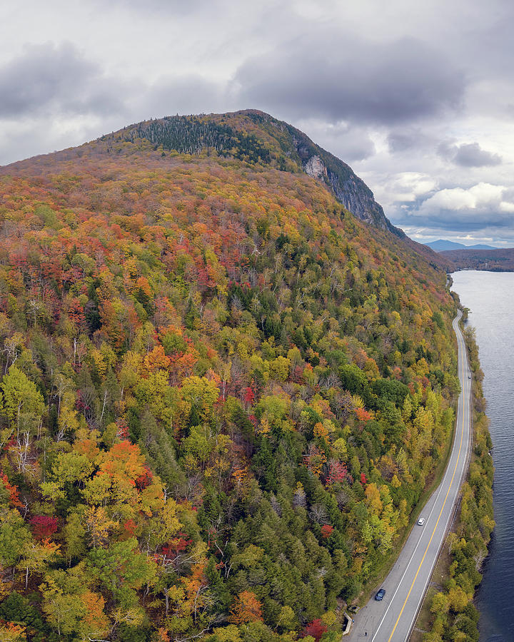 Mt Pisgah and Vermont Route 5A During Autumn - October 2023 ...