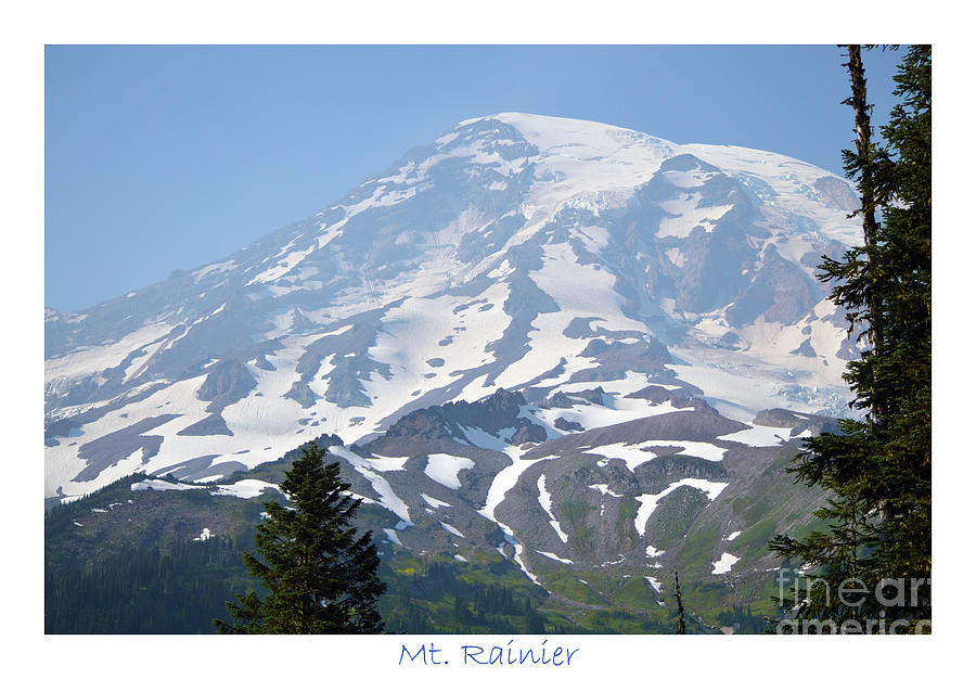 Mt. Rainier Photograph by Carol Eliassen